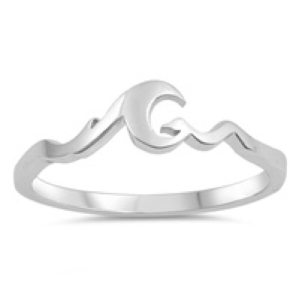 925 Sterling Silver Ring - Wave